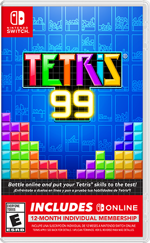 Tetris® 99 + 12 Month Nintendo Switch Online Individual Membership